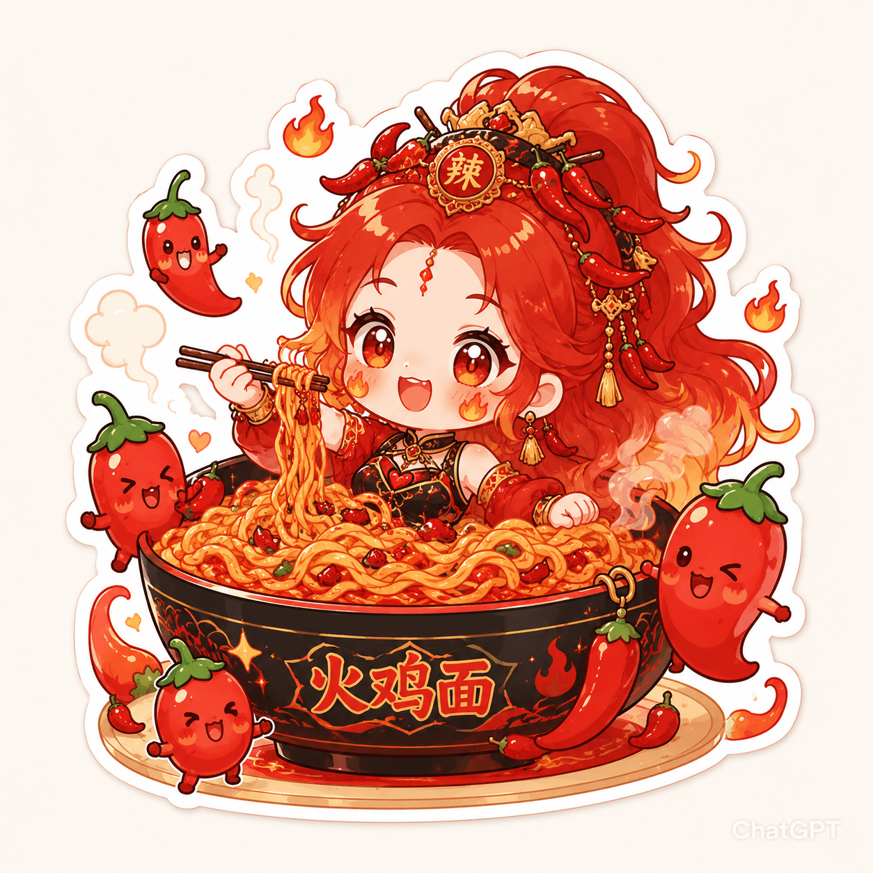 火鸡面主题主视觉作品